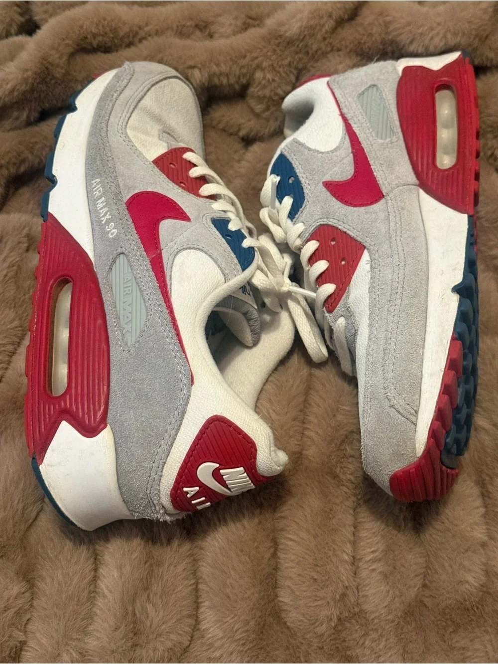 Nike Men’s Air Max 90 Athletic Club — University Red - Size 10.5